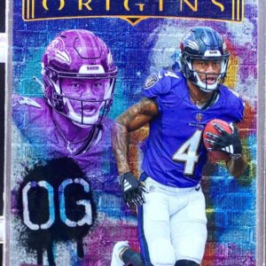 2023 Panini Origins Zay Flowers #OG-ZF Ravens Original Gridiron