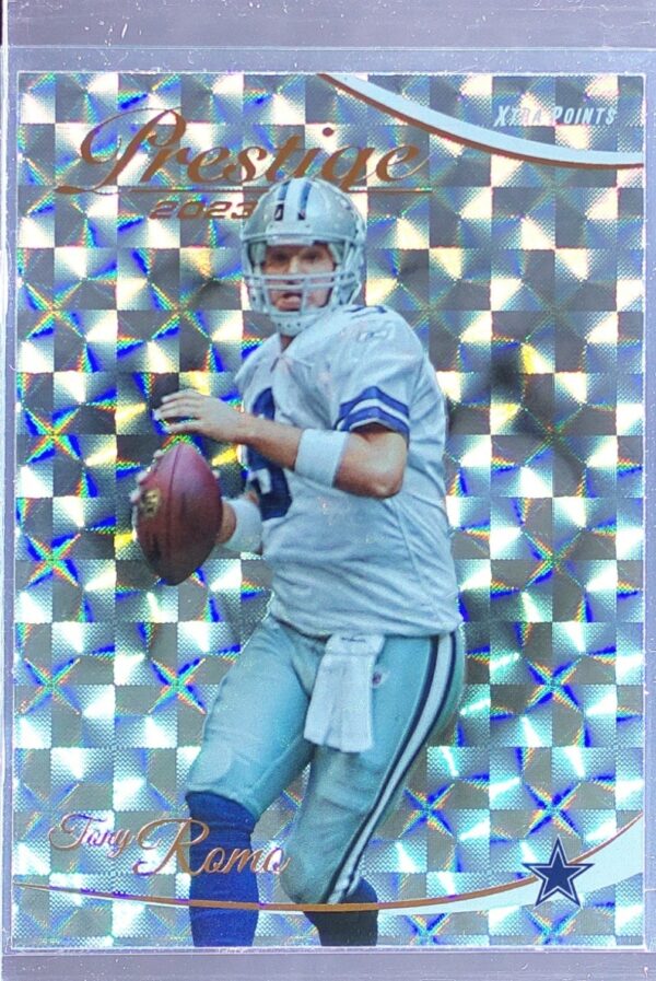 2023 Panini Prestige Tony Romo Xtra Points Hyper #86 Cowboys