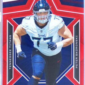 2023 Panini Rookies & Stars Peter Skoronski Red RC #174 Titans