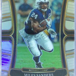 2023 Panini Select Draft Picks Miles Sanders Silver Prizm #40 Lions
