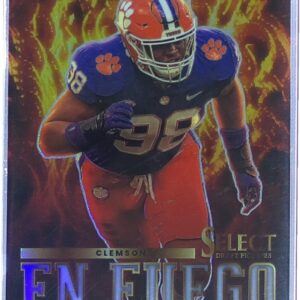 2023 Panini Select Draft Picks Myles Murphy RC #EF-MMU Tigers En Fuego Silver
