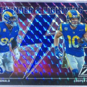 2023 Panini Zenith Aaron Donald / Cooper Kupp #15 Rams Thunder and Lightning