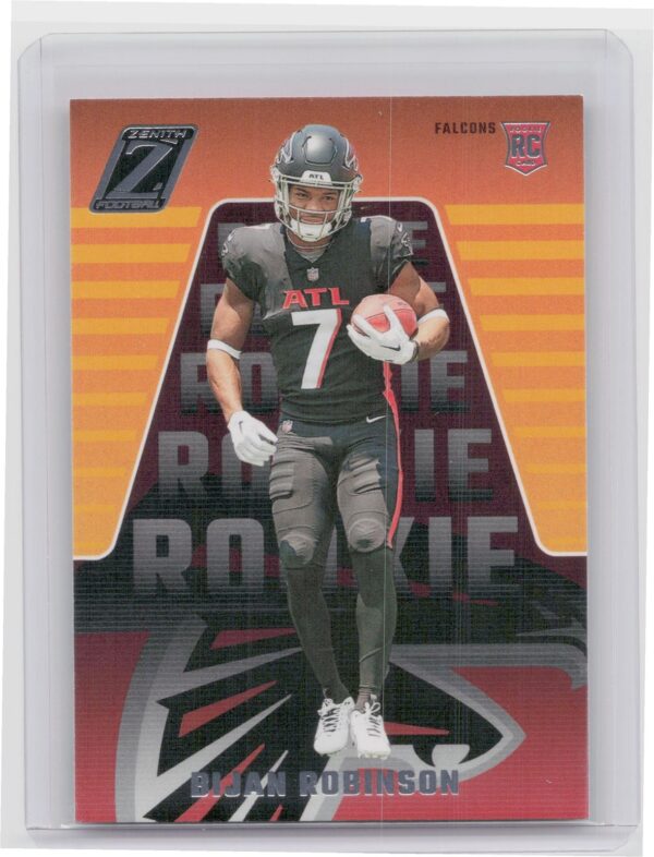 2023 Panini Zenith Bijan Robinson Rookie RC #184 Falcons