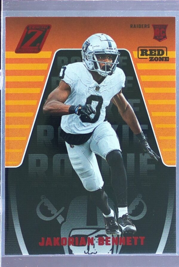 2023 Panini Zenith Jakorian Bennett Red Zone RC #147 Raiders