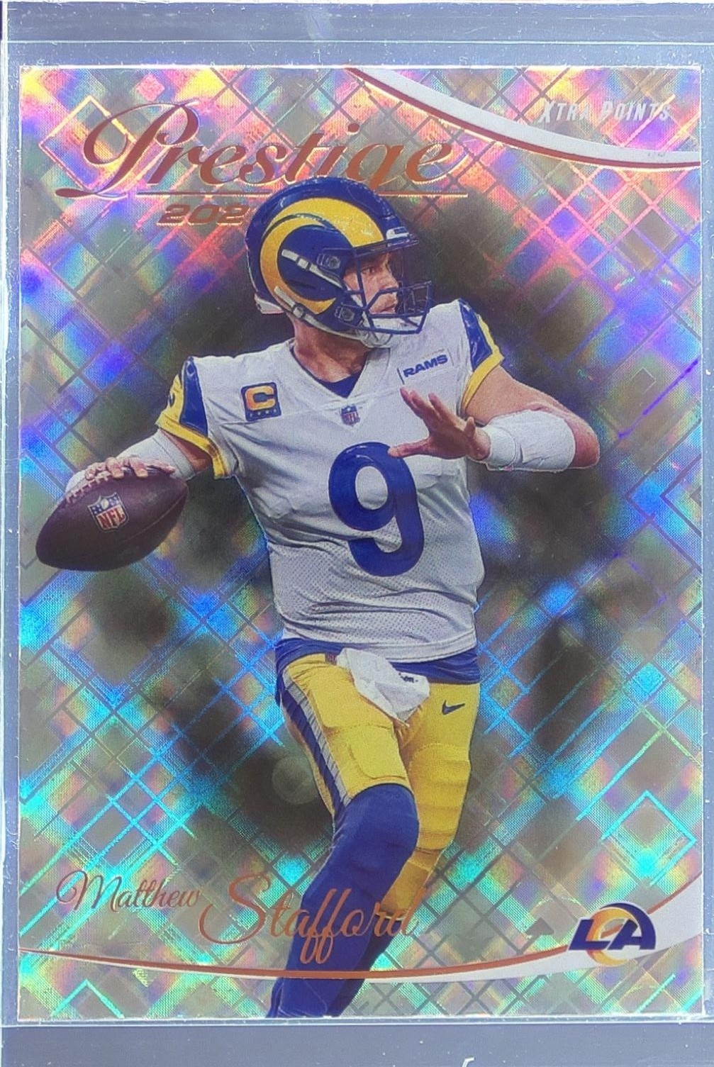 2023 Prestige Matthew Stafford Xtra Points Diamond #176 Rams