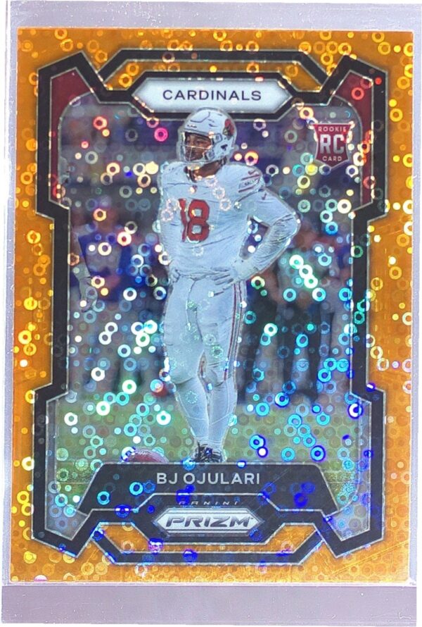 2023 Prizm BJ Ojulari Orange Disco RC #301 Cardinals