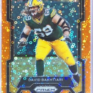 2023 Prizm David Bakhtiari Orange Disco #108 Packers