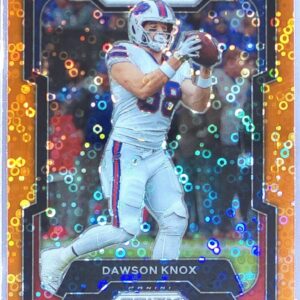 2023 Prizm Dawson Knox Orange Disco #28 Bills
