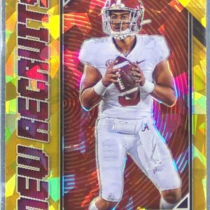 2023 Prizm Draft Picks Bryce Young #NR-1 Tide New Recruits Gold Ice