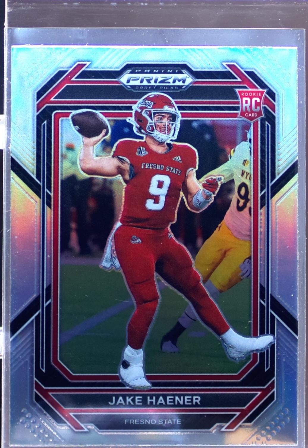 2023 Prizm Draft Picks Jake Haener Prizms Silver RC #109 Bulldogs