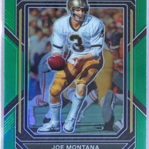 2023 Prizm Draft Picks Joe Montana Prizms Green #54 Irish