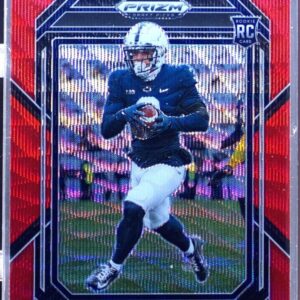 2023 Prizm Draft Picks Parker Washington Prizms Ruby Wave RC #152 Lions