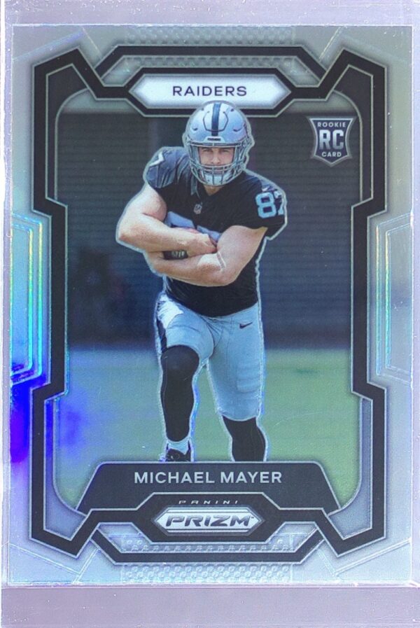 2023 Prizm Michael Mayer Silver RC #361 Raiders