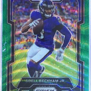 2023 Prizm Odell Beckham Jr. Green Wave #25 Ravens