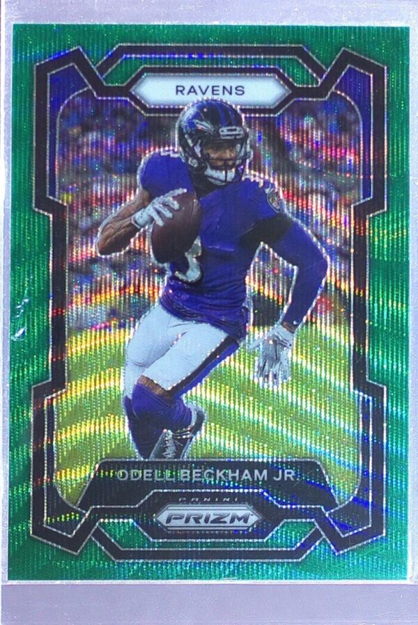 2023 Prizm Odell Beckham Jr. Green Wave #25 Ravens