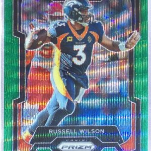 2023 Prizm Russell Wilson Green Wave #93 Broncos