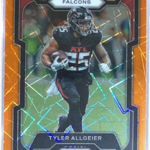 2023 Prizm Tyler Allgeier Orange Lazer #14 Falcons