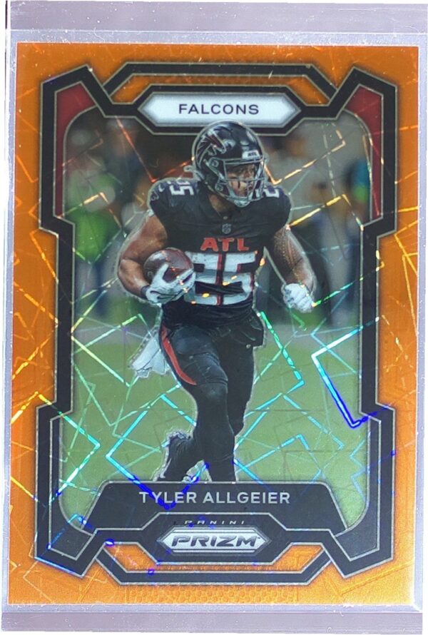 2023 Prizm Tyler Allgeier Orange Lazer #14 Falcons