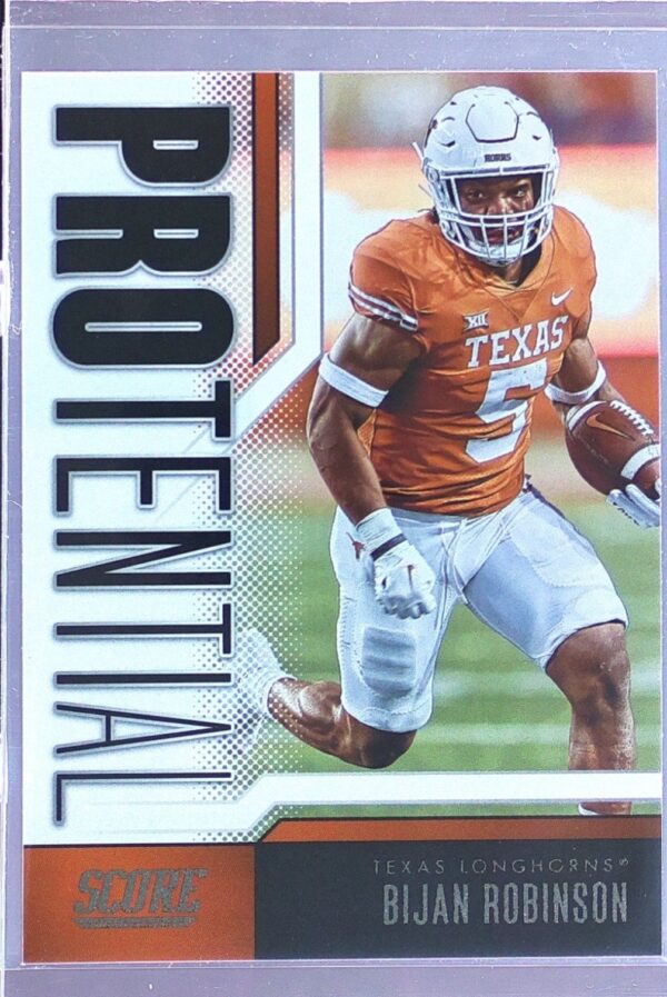 2023 Score Bijan Robinson RC #7 Longhorns Protential