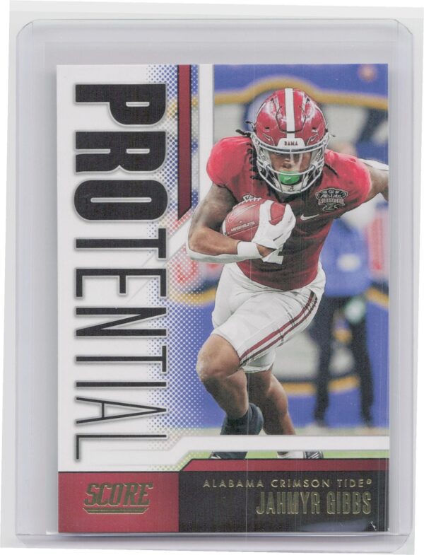 2023 Score Jahmyr Gibbs Protential Rookie RC #16 Alabama Crimson Tide