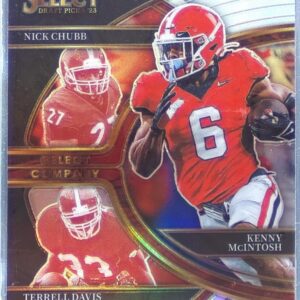 2023 Select Draft Picks Kenny McIntosh / Nick Chubb / Terrell Davis RC #SC-GE