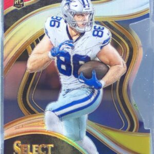2023 Select Luke Schoonmaker Red and Yellow Prizms Die Cuts RC #238 Cowboys
