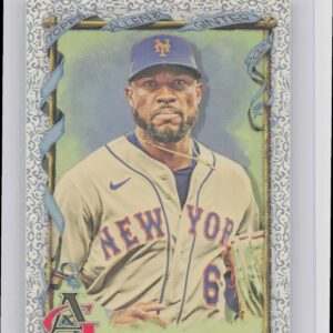 2023 Topps Allen & Ginter Starling Marte Foil Filigree #177 Mets