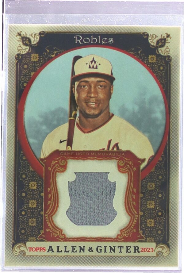 2023 Topps Allen & Ginter Victor Robles JSY #AGRB-VR Nationals Allen & Ginter B