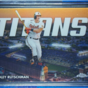 2023 Topps Chrome Adley Rutschman #CT-10 Orioles Titans