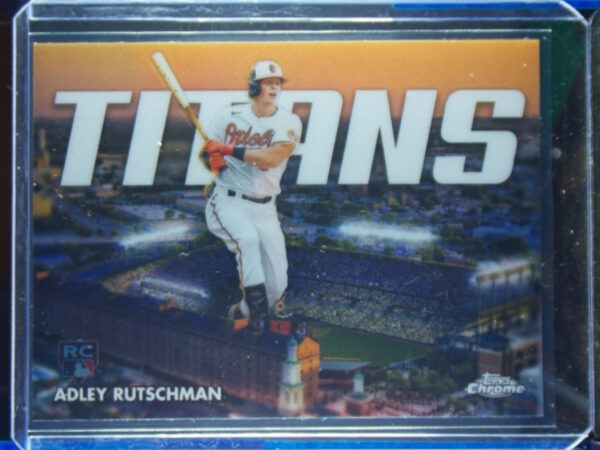 2023 Topps Chrome Adley Rutschman #CT-10 Orioles Titans