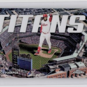 2023 Topps Chrome Bryce Harper #CT-2 Phillies Titans
