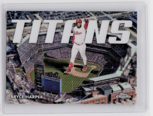2023 Topps Chrome Bryce Harper #CT-2 Phillies Titans