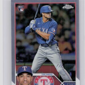 2023 Topps Chrome Bubba Thompson RC #58 Rangers