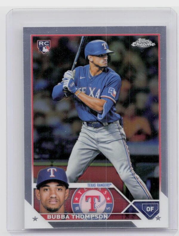 2023 Topps Chrome Bubba Thompson RC #58 Rangers