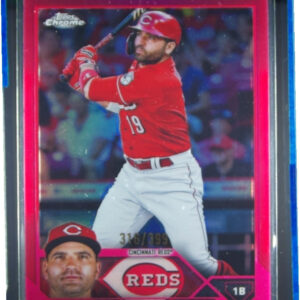 2023 Topps Chrome Joey Votto Pink Refractor #190 Reds