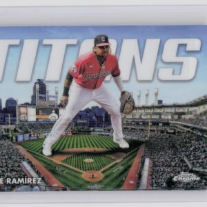 2023 Topps Chrome Jose Ramirez #CT-8 Guardians Titans