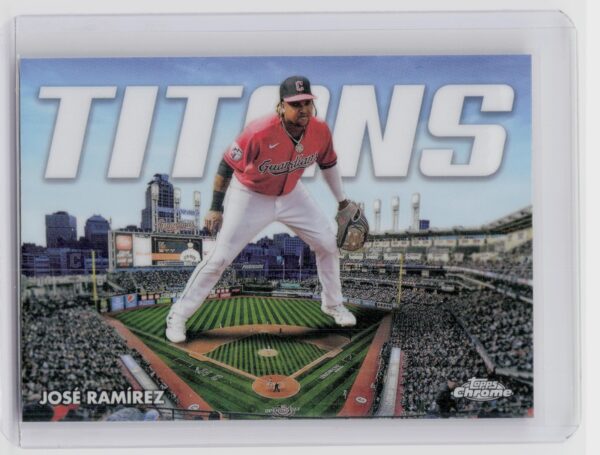 2023 Topps Chrome Jose Ramirez #CT-8 Guardians Titans