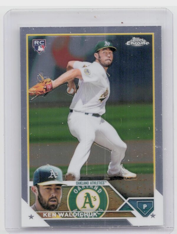 2023 Topps Chrome Ken Waldichuk Prism Refractor RC #52 Athletics