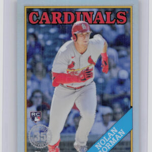 2023 Topps Chrome Nolan Gorman #88BC-18 Cardinals 1988 Topps Baseball