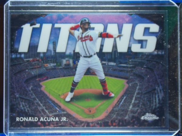 2023 Topps Chrome Ronald Acuna Jr. #CT-5 Braves Titans