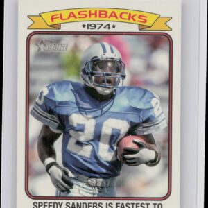 2023 Topps Composite Barry Sanders #FF-11 Lions Football Flashbacks