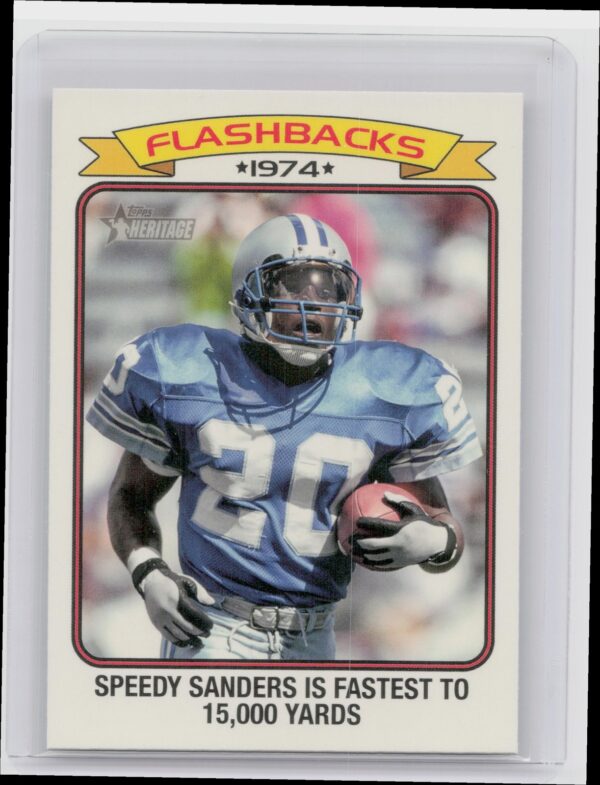 2023 Topps Composite Barry Sanders #FF-11 Lions Football Flashbacks