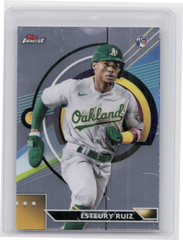 2023 Topps Finest Esteury Ruiz Rookie RC #97 Athletics