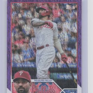 2023 Topps Nick Castellanos Purple Foilboard /799 #527 Phillies