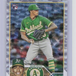 2023 Topps Update Luis Medina Silver Pattern Foilboard #US311 Athletics