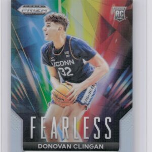 2024-25 Panini Prizm Draft Picks Donovan Clingan RC #23 Huskies Fearless