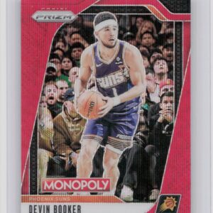 2024-25 Panini Prizm Monopoly Devin Booker Red Prizms #77 Suns