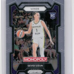 2024-25 Panini Prizm Monopoly WNBA Sevgi Uzun RC 22 Wings