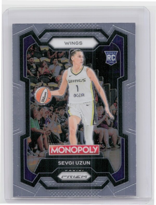 2024-25 Panini Prizm Monopoly WNBA Sevgi Uzun RC 22 Wings