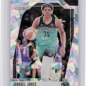 2024-25 Panini Prizm WNBA Jonquel Jones Ice Prizms #14 Liberty